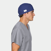 Navy Blue Men’s Scrub Hats – Professional Surgical Caps for Healthcare Professionals