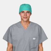OR Green Men’s Scrub Cap – Classic Surgical Cap for Long Shifts in the Operating Room
