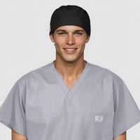 Black Men’s Scrub Hats – Classic, Comfortable Surgical Caps for Long Shifts
