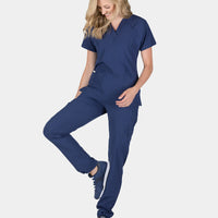 Piper Cargo 6-Pocket Scrub Top