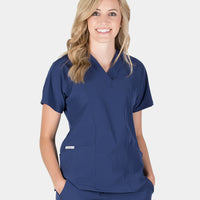 Piper Cargo 6-Pocket Scrub Top