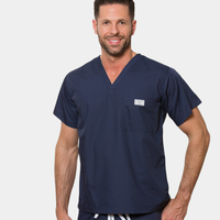 MEDIUM - Mens One Of A Kind Scrub Tops - FINAL SALE
