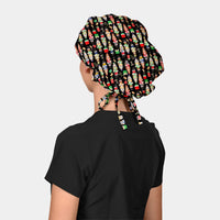 Nutcracker Nights - Poppy Bouffant Scrub Caps