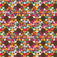 Patchwork Pastels - Poppy Bouffant Scrub Cap