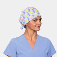 Pickleball In Pink - Pixie Medical Scrub Hat