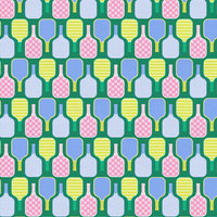 Backspin In the Backcourt- Poppy Bouffant Surgical Scrub Cap