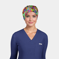 Prismatic Foliage- Pixie Scrub Hats