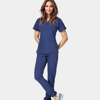 Piper Cargo 6-Pocket Scrub Top