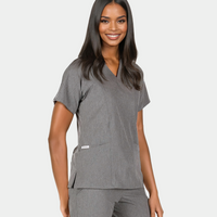 Piper Cargo 6-Pocket Scrub Top