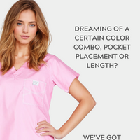 Custom Scrub Tops for Women