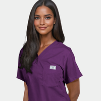 MEDIUM Womens One Of a Kind Scrub Tops - FINAL SALE