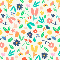 Lolita - Poppy Bouffant Scrub Caps