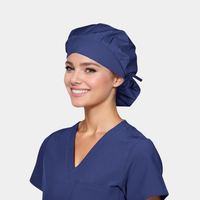 SOLID COLOR - Poppy Bouffant Scrub Caps