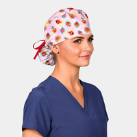 Mucho Amor Ponytail Surgical Cap