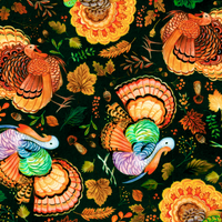 Feathered Fall Fiesta- Pixie Scrub Hat