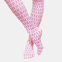 Ribbons Of Hope - Compression Scrubs Socks