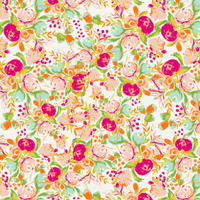 Rosa Pastel - Poppy Bouffant Scrub Caps