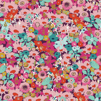 La Vie En Rose' - Poppy Bouffant Scrubs Cap