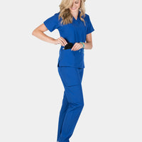 Piper Cargo 6-Pocket Scrub Top