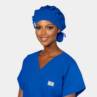 SOLID COLOR - Poppy Bouffant Scrub Caps