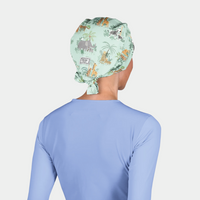 Safari Snuggles- Pixie Scrub Cap