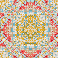 Sun-Kissed Kaleidoscope - Pixie Scrub Caps