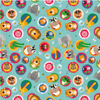 Carnival Chaos - Pixie Scrub Hat