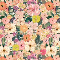 Petal Poetry - Poppy Bouffant Surgical Caps