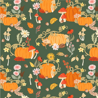 Forest Harvest - Poppy Bouffant Scrub Caps