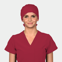 Crimson - Solid Pixie Scrub Hats
