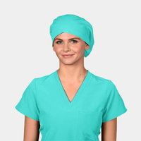 Carnegie Green - Solid Stellar Scrub Hats