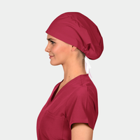 Crimson - Solid Stellar Scrub Hats