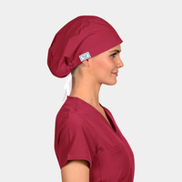 Crimson - Solid Stellar Scrub Hats