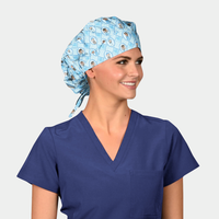 Paris Portrait - Poppy Bouffant Scrub Cap