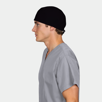 Black Men’s Scrub Hats – Classic, Comfortable Surgical Caps for Long Shifts