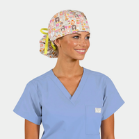 Darling Menagerie Ponytail Scrub Cap