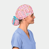 Frosted Confetti - Pony Scrub Caps