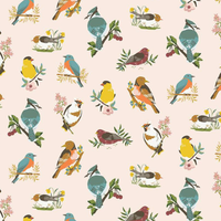 Bloom & Chirp Poppy Bouffant Scrub Cap