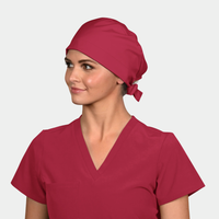 Crimson - Solid Pixie Scrub Hats