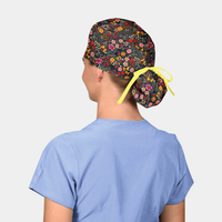 Butterfly Avenue Ponytail Surgical Women's Hat