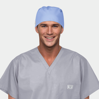 Ceil Blue Men’s Scrub Cap – Lightweight Surgical Cap for Healthcare Professionals