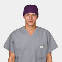 Purple Men’s Scrub Cap – Comfortable, Professional Surgical Cap for Long Shifts
