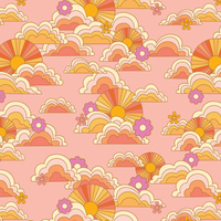 Sun Shining Days - Pony Scrub Caps
