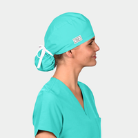 Carnegie Green - Solid Pony Scrub Hats
