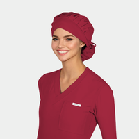 Crimson - Solid Poppy Scrub Hats