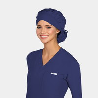 Navy Blue - Solid Poppy Scrub Hats