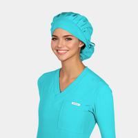 Turquoise Blue - Solid Poppy Scrub Hats