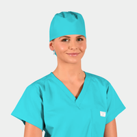 Turquoise Blue - Solid Pony Scrub Hats