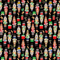 Nutcracker Nights - Poppy Bouffant Scrub Caps