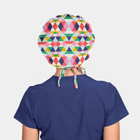 Tessella - Poppy Bouffant Medical Scrub Cap